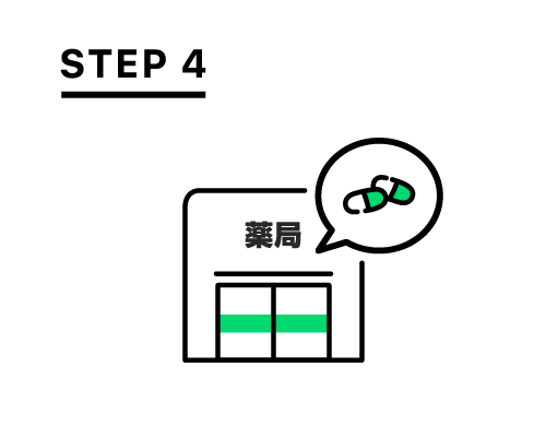 お薬を受け取る